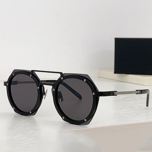 

Mechanical style designer sunglasses designed for men beach party Halloween pilot style metal frame irregular frame fashionable retro trendy cool women H006