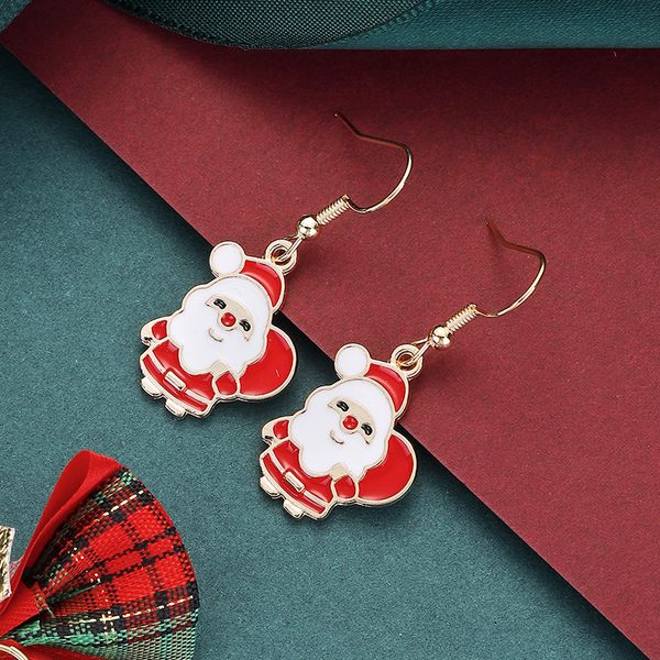 Christmas cute girl earrings cartoon Santa Claus MoonRiverJewel Fashion Designer Jewelry High-quality
Christmas cute girl earrings cartoon Santa Claus MoonRiverJewel Fashion Designer Jewelry High-quality