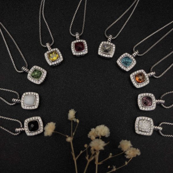 Faux Dy Pendant Necklace Necklaces Hip Hop Pendants Blue Onyx Chain Womens with 18K Topaz Gold Black Red Garnet Design Jewelry Gemstone DY jewelry accessories gifts
Faux Dy Pendant Necklace Necklaces Hip Hop Pendants Blue Onyx Chain Womens with 18K Topaz Gold Black Red Garnet Design Jewelry Gemstone DY jewelry accessories gifts