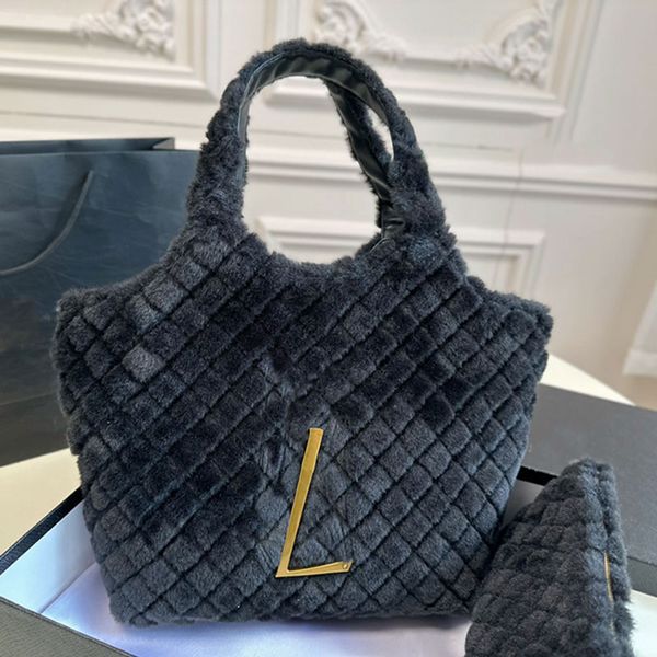 designer tote bag Black White Shoulder Handbags Soft Plush Shopping Bags High Quality Branded Bags Ladies Hand Purse
designer tote bag Black White Shoulder Handbags Soft Plush Shopping Bags High Quality Branded Bags Ladies Hand Purse