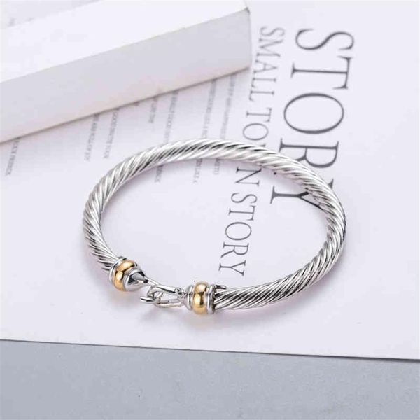 

Bracelet Dy Hook Charm Women Fashion Jewelry Accessories Atmosphere Platinum Plated Men ed Wire Hemp Bracelet Christmas gift jewelry high quality high-end designer