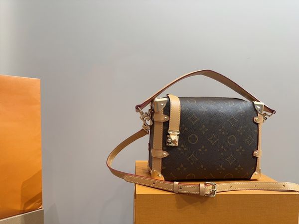 TOP Mirror Quality SIDE TRUNK Bag Handbag Tote Shoulder Bags Crossbody Messenger Bag Ladies Fashion Casual Designe Luxury Pouch Purse, Brown
TOP Mirror Quality SIDE TRUNK Bag Handbag Tote Shoulder Bags Crossbody Messenger Bag Ladies Fashion Casual Designe Luxury Pouch Purse, Brown