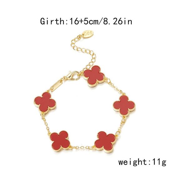 Fashion Designer Bracelets Bangle for Women Elegant 4/Four Leaf Clover Locket Charm Bracelets Highly Quality Choker Chains Jewelry 18K Plated Gold Girls Gift No Box
Fashion Designer Bracelets Bangle for Women Elegant 4/Four Leaf Clover Locket Charm Bracelets Highly Quality Choker Chains Jewelry 18K Plated Gold Girls Gift No Box