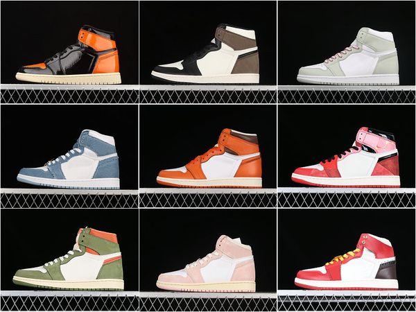 

77 Color With box MAGe 1 High Basketball Shoes Women Mens Sneakers Size 4-14, 555088-018