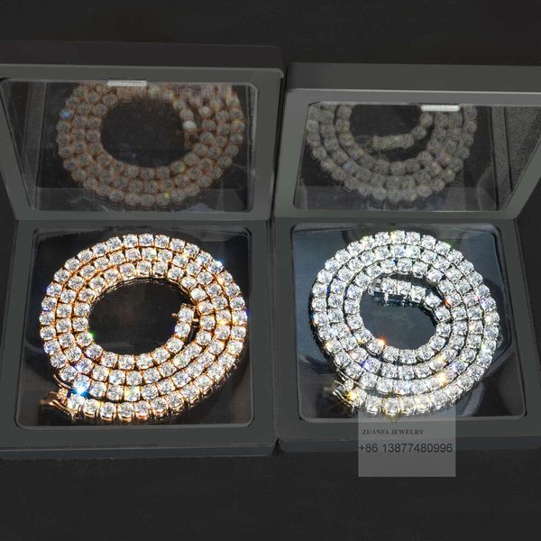 Hot Selling 2Mm 3Mm 4Mm 5Mm 6.5Mm Bracelet Necklace Vvs Moissanite Diamond Jewelry Sier Tennis Chain
Hot Selling 2Mm 3Mm 4Mm 5Mm 6.5Mm Bracelet Necklace Vvs Moissanite Diamond Jewelry Sier Tennis Chain