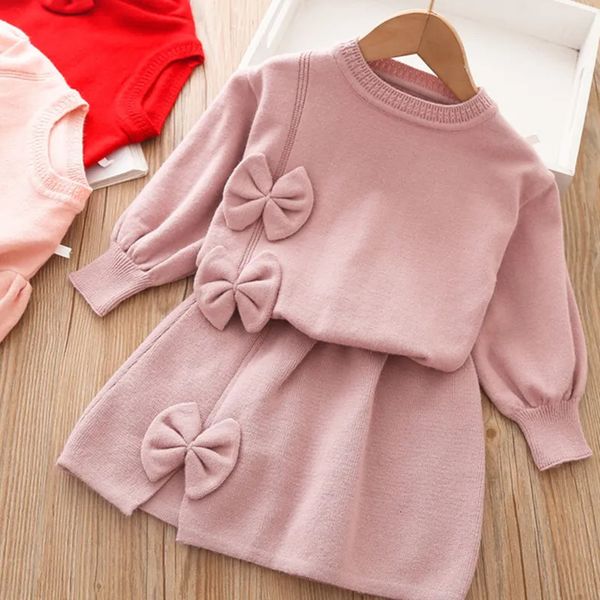 Baby Toddler Clothing Sets Autumn Girls Clothes Set Long Sleeve Bow Knitted Skirt Two Piece Suit Kids Sweater Dress db11, Purple
Baby Toddler Clothing Sets Autumn Girls Clothes Set Long Sleeve Bow Knitted Skirt Two Piece Suit Kids Sweater Dress db11, Purple