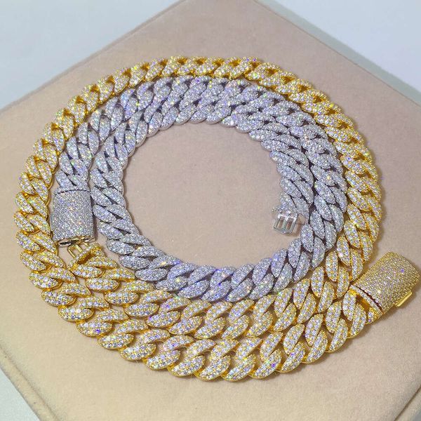 Hip Hop Style Sterling 12Mm Mens Cuban Chain Necklace Miami Cuban Sterling Sier Necklace Men Moissanite Necklace
Hip Hop Style Sterling 12Mm Mens Cuban Chain Necklace Miami Cuban Sterling Sier Necklace Men Moissanite Necklace