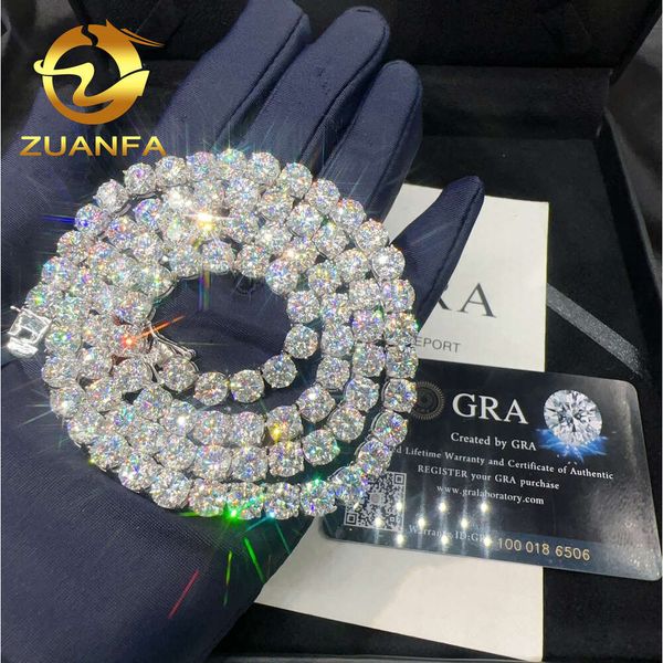 Hot Selling 6.5Mm Moissanite Tennis Chain Diamond Test Passed Round Brilliant Cut Sier Tennis Necklace Chain
Hot Selling 6.5Mm Moissanite Tennis Chain Diamond Test Passed Round Brilliant Cut Sier Tennis Necklace Chain