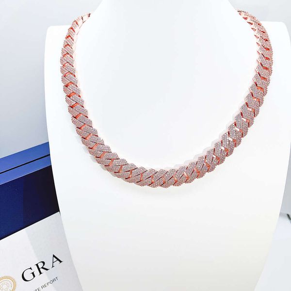Hip Hop Jewelry 15Mm Pass Diamond Test Vvs Moissanite Diamond Iced Out Necklace Custom Men Sier Cuban Link Chain
Hip Hop Jewelry 15Mm Pass Diamond Test Vvs Moissanite Diamond Iced Out Necklace Custom Men Sier Cuban Link Chain