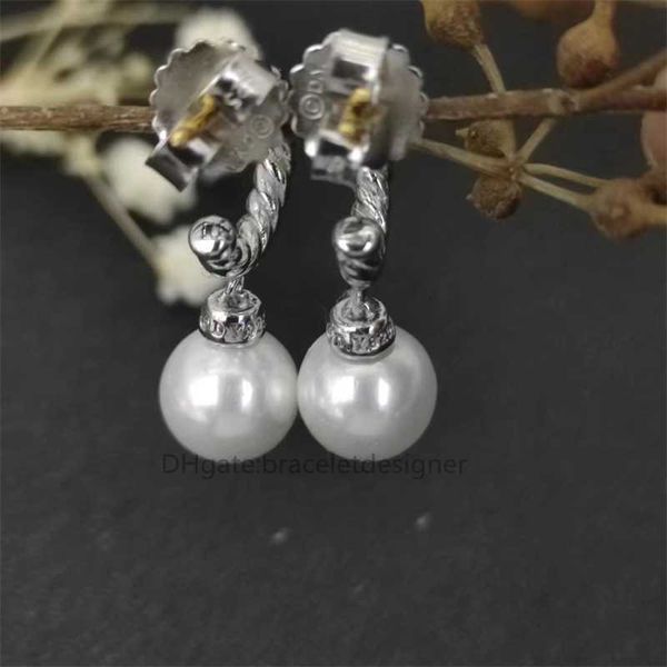 

Jewelry earrings shipping woman earring luxury bijoux free fashion designer Pearl jewelry Pendant Earrings Luxury High Quality Dy 925 Silver Needle Accessories