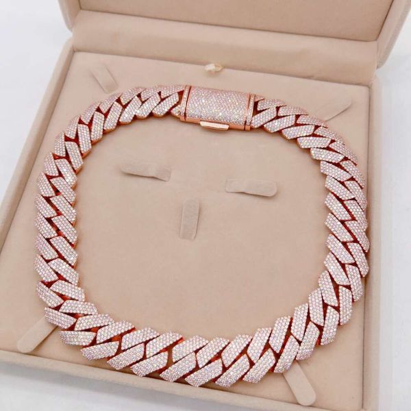 22Mm Width Miami Big Heavy Cuban Necklace Sterling Sier Vvs Moissanite Hip Hop Jewelry Men Cuban Link Chain
22Mm Width Miami Big Heavy Cuban Necklace Sterling Sier Vvs Moissanite Hip Hop Jewelry Men Cuban Link Chain