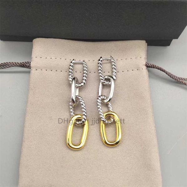 earrings shipping designer free jewelry woman fashion earring luxury Earrings Double Color Twisted Four Ring Buckle Chain Dy High Quality Accessories gift
earrings shipping designer free jewelry woman fashion earring luxury Earrings Double Color Twisted Four Ring Buckle Chain Dy High Quality Accessories gift