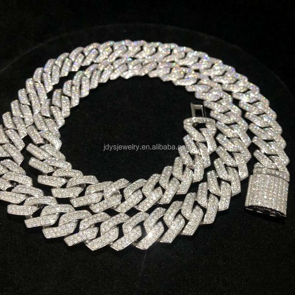 Fine Jewelry Hip Hop Sterling Sier Vvs Moissanite Diamond Iced Out 14Mm Miami Cuban Link Chain 22Inch Necklace For Men
Fine Jewelry Hip Hop Sterling Sier Vvs Moissanite Diamond Iced Out 14Mm Miami Cuban Link Chain 22Inch Necklace For Men