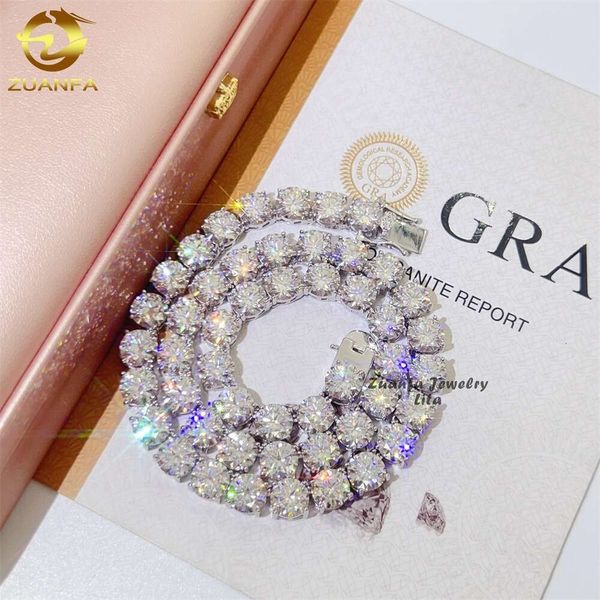 Ready To Ship Hot Selling Large Stock Sterling Sier Diamond Tennis Necklace Bracelet Iced Jewelry Moissanite Tennis Chain
Ready To Ship Hot Selling Large Stock Sterling Sier Diamond Tennis Necklace Bracelet Iced Jewelry Moissanite Tennis Chain