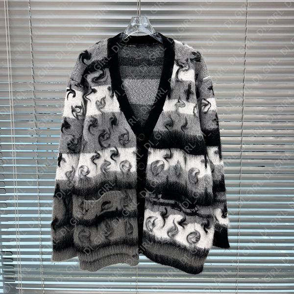 Women Cardigans Sweater Designer Men Classic Letter Print Long Sleeved Cardigan Sweaters Fashion Slim Knitwear Shirts 4 Styles di_girl Di_girl, Black
Women Cardigans Sweater Designer Men Classic Letter Print Long Sleeved Cardigan Sweaters Fashion Slim Knitwear Shirts 4 Styles di_girl Di_girl, Black