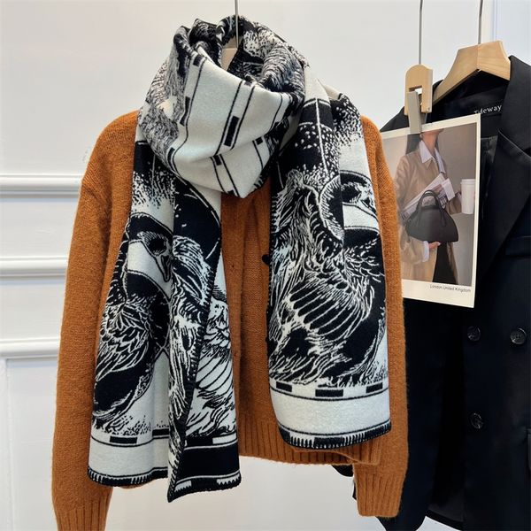 Echarpe Scarf Hijab Designer Scas Women Double Sided Winter Thickened Western Fashion Casual Plaid Letter Printing scarf designers
Echarpe Scarf Hijab Designer Scas Women Double Sided Winter Thickened Western Fashion Casual Plaid Letter Printing scarf designers