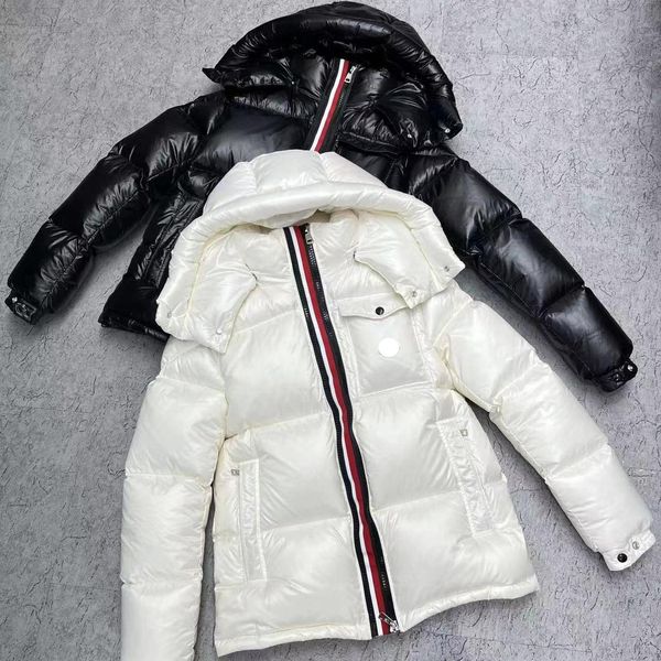 23WF Mens Down Jacket Puffer Parka Coats Classic Color Webbing Double Zippers Hooded Windproof Outerwear Cold Protection Letter Badge 1-5, White1
23WF Mens Down Jacket Puffer Parka Coats Classic Color Webbing Double Zippers Hooded Windproof Outerwear Cold Protection Letter Badge 1-5, White1