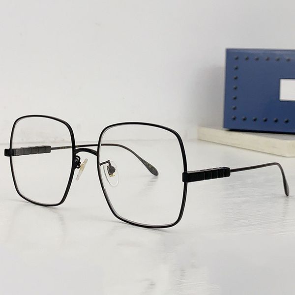 Designer Men and Women Optics Eyeglasses Classic Metal Small Frame Square Frame Mirror Leg Side Symbol Travel Outdoor Transparent Glasses Exquisite Box 1434S
Designer Men and Women Optics Eyeglasses Classic Metal Small Frame Square Frame Mirror Leg Side Symbol Travel Outdoor Transparent Glasses Exquisite Box 1434S