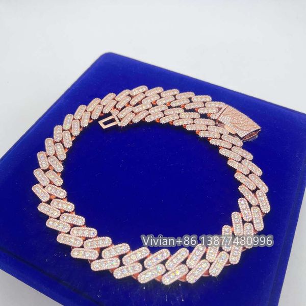 Big Diamond Miami Cuban Chain Hip Hop Jewelry Sier Iced Out Vvs Moissanite Diamond Men Necklace Cuban Link Chain
Big Diamond Miami Cuban Chain Hip Hop Jewelry Sier Iced Out Vvs Moissanite Diamond Men Necklace Cuban Link Chain