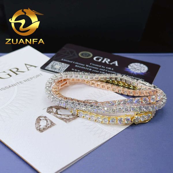 High Quality Sterling Sier Ice Out Bracelet 4Mm 6.5'' Moissanite Vvs Tennis Chain Bracelet For Men Women
High Quality Sterling Sier Ice Out Bracelet 4Mm 6.5'' Moissanite Vvs Tennis Chain Bracelet For Men Women
