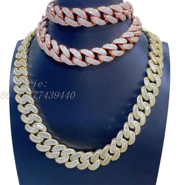 Hip Hop Jewelry 15Mm 20Mm Cuban Chain Necklace Iced Out Moissanite Prong Cuban Link Chain Necklace Diamond Cuban Chain
Hip Hop Jewelry 15Mm 20Mm Cuban Chain Necklace Iced Out Moissanite Prong Cuban Link Chain Necklace Diamond Cuban Chain