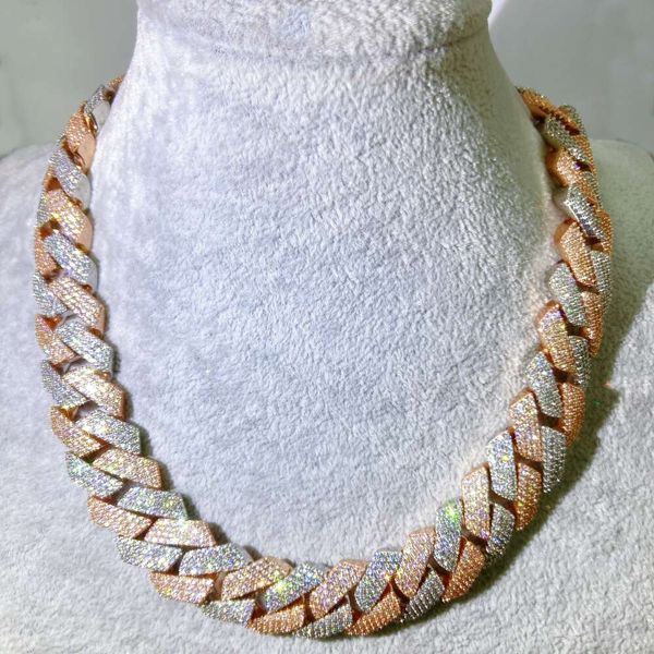 20Mm Width Good Quality Bling Zircon Diamond Necklace Hip Hop Jewelry Man Aesthetic Sterling Sier Necklace Chain
20Mm Width Good Quality Bling Zircon Diamond Necklace Hip Hop Jewelry Man Aesthetic Sterling Sier Necklace Chain