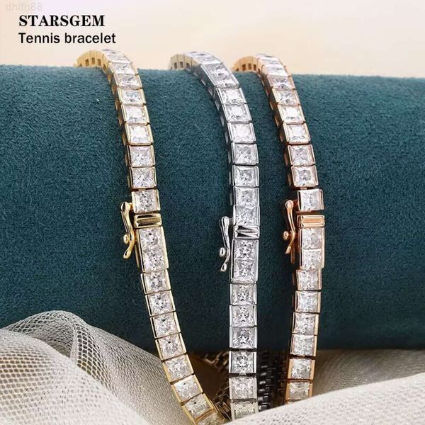 Wholesale Price Starsgem White Def Moissanite Princess Cut Diamond Full 14k Gold Tennis Bracelet
Wholesale Price Starsgem White Def Moissanite Princess Cut Diamond Full 14k Gold Tennis Bracelet