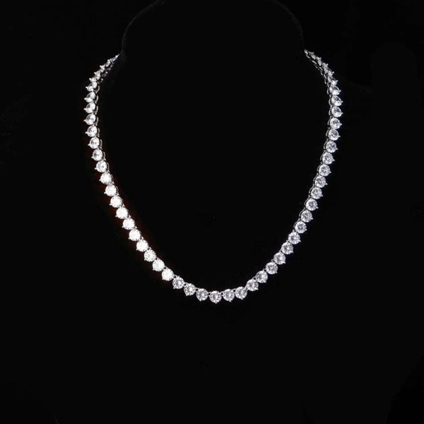 Customized Hot Sale Fashion 3 Prongs Gold Plated Prue Silver Vvs Moissanite Diamond Tennis Chain Link for Jewelry Necklace
Customized Hot Sale Fashion 3 Prongs Gold Plated Prue Silver Vvs Moissanite Diamond Tennis Chain Link for Jewelry Necklace