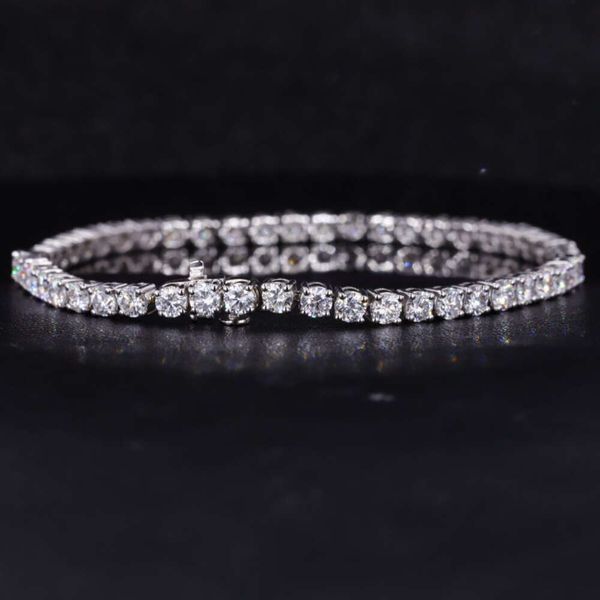 Starsgem 9k 14k 18k Gold 4mm Round Silver Moissanite Tennis Bracelet Mossinate Diamond Chain Charm Bracelet
Starsgem 9k 14k 18k Gold 4mm Round Silver Moissanite Tennis Bracelet Mossinate Diamond Chain Charm Bracelet