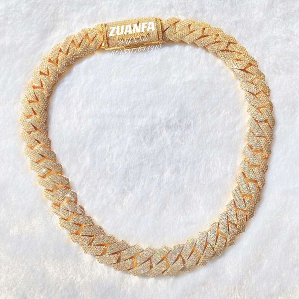 30.56Ctw Big Guy 20Mm 4 Row Diamonds Sterling Sier Iced Out Lab Moissanite Diamond Cuban Link Chain
30.56Ctw Big Guy 20Mm 4 Row Diamonds Sterling Sier Iced Out Lab Moissanite Diamond Cuban Link Chain
