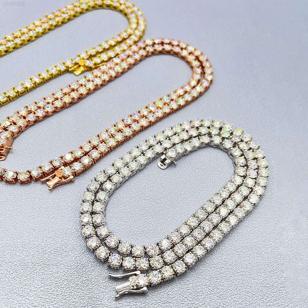 Hip Hop Iced Out d Color White Vvs 925 Sterling Silver Moissanite Diamond Tennis Chain Necklace
Hip Hop Iced Out d Color White Vvs 925 Sterling Silver Moissanite Diamond Tennis Chain Necklace