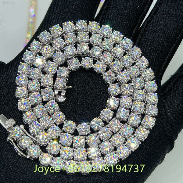 Pass Diamond Tester 925 Silver 5mm Gold Plated Vvs Moissanite Bling Jewelry Diamond Tennis Necklace Chain
Pass Diamond Tester 925 Silver 5mm Gold Plated Vvs Moissanite Bling Jewelry Diamond Tennis Necklace Chain