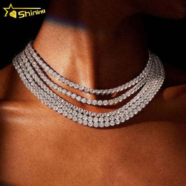 Fine Jewelry Hip Hop 925 Sterling Silver Vvs Moissanite Diamond Dropshipping Tennis Chain Bracelet Necklace for Men Women
Fine Jewelry Hip Hop 925 Sterling Silver Vvs Moissanite Diamond Dropshipping Tennis Chain Bracelet Necklace for Men Women