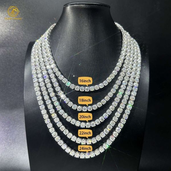 Hiphop Rapper Jewelry 2mm 3mm 4mm 5mm 6.5mm Silver Necklace 925 Silver Vvs Moissanite Diamond Pass Diamond Tester Tennis Chain
Hiphop Rapper Jewelry 2mm 3mm 4mm 5mm 6.5mm Silver Necklace 925 Silver Vvs Moissanite Diamond Pass Diamond Tester Tennis Chain