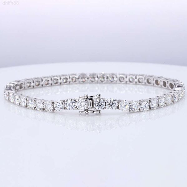 Starsgem Fine Custom Jewelry 14k White/yellow/rose Gold 4mm Moissanite Tennis Bracelet
Starsgem Fine Custom Jewelry 14k White/yellow/rose Gold 4mm Moissanite Tennis Bracelet