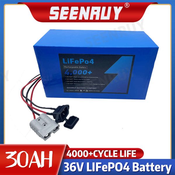 Image of LiFePo4 36V 30Ah Lithium Battery with 30A BMS for 1500W Scooter Electric Bicycle Bike Scooter Go Cart+5A Charger