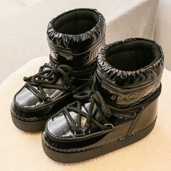 Boots Brand Design Lace-up Snow Boots 2022 Winter Women Platform Non-slip Waterproof Leather Ski Boots Female Thick Warm Cotton Boots X1007, Black
Boots Brand Design Lace-up Snow Boots 2022 Winter Women Platform Non-slip Waterproof Leather Ski Boots Female Thick Warm Cotton Boots X1007, Black