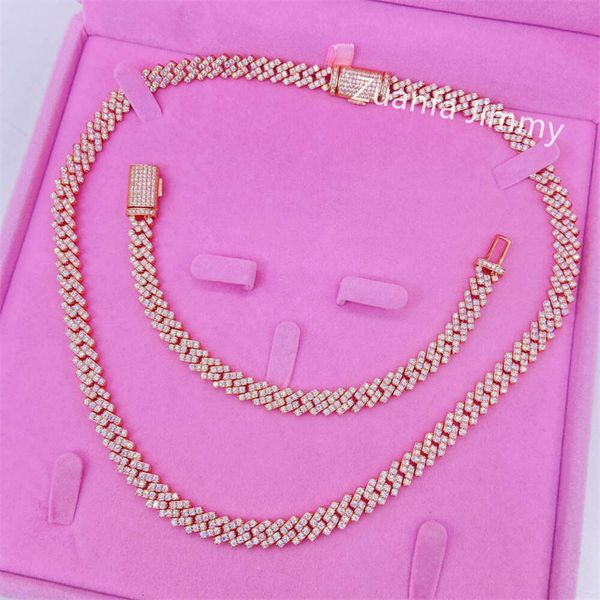 Style One Set 8Mm Width Sterling Sier Mens Cuban Necklace Iced Out Hip Hop Moissanite Pointers Cuban Link
Style One Set 8Mm Width Sterling Sier Mens Cuban Necklace Iced Out Hip Hop Moissanite Pointers Cuban Link