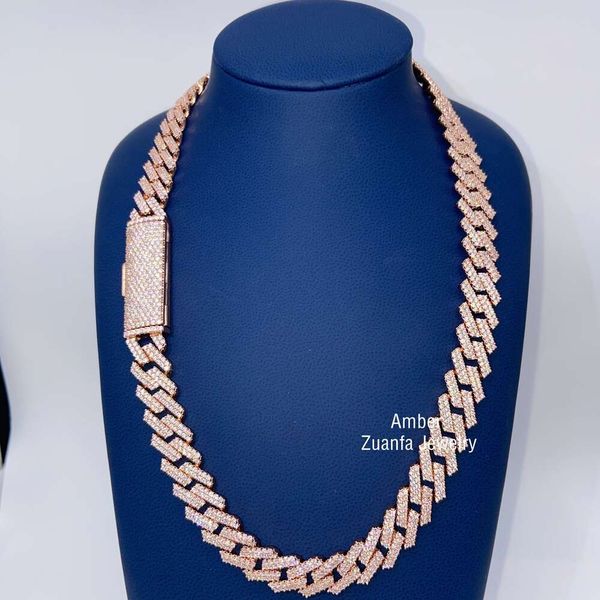 Box Clasp 13Mm Iced Out Rose Gold Miami Cuban Link Hip Hop Vvs Moissanite Cuban Link Chain
Box Clasp 13Mm Iced Out Rose Gold Miami Cuban Link Hip Hop Vvs Moissanite Cuban Link Chain