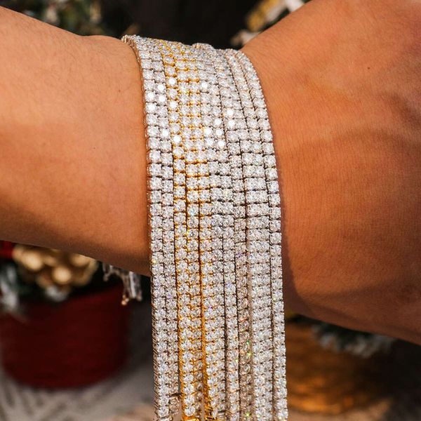 Hiphop Jewelry Vvs 3mm Round Moissanite Tennis Bracelet 925 Sterling Silver 6-8inches for Men and Women
Hiphop Jewelry Vvs 3mm Round Moissanite Tennis Bracelet 925 Sterling Silver 6-8inches for Men and Women