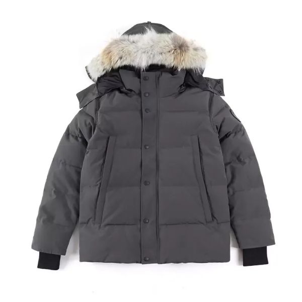 High Quality Mens Down Jacket Goose Coat Real Big Wolf Fur Canadian Wyndham Overcoat Clothing Casual Fashion Style Winter Outerwear Outdoor
High Quality Mens Down Jacket Goose Coat Real Big Wolf Fur Canadian Wyndham Overcoat Clothing Casual Fashion Style Winter Outerwear Outdoor