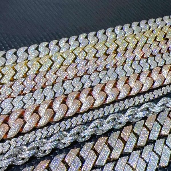 Custom Miami American Necklace Sterling Sier Vvs Moissanite Iced Out Diamond Hip Hop Jewelry Cuban Link Chain
Custom Miami American Necklace Sterling Sier Vvs Moissanite Iced Out Diamond Hip Hop Jewelry Cuban Link Chain