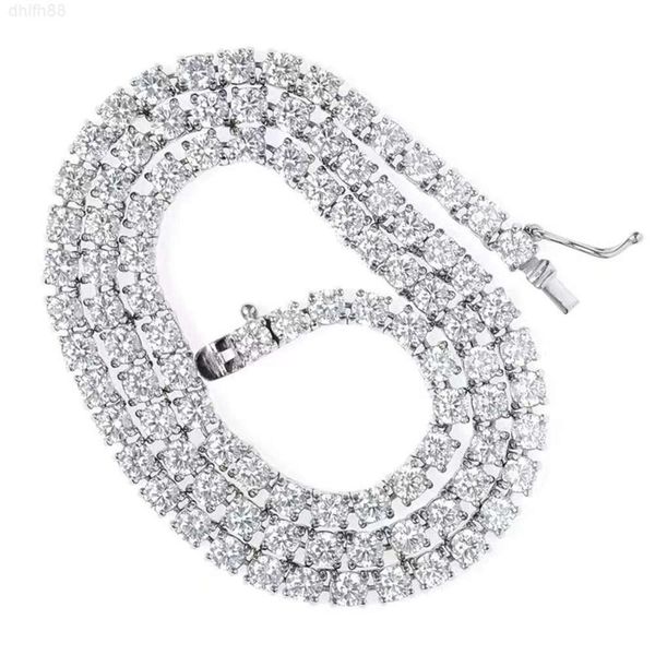 Hot Sale Moissanite Tennis Chain 5mm 7-24inch In-stock Mans Women Hip Hop Necklace Jewelry S925 Silver Tennis Chain Necklace
Hot Sale Moissanite Tennis Chain 5mm 7-24inch In-stock Mans Women Hip Hop Necklace Jewelry S925 Silver Tennis Chain Necklace