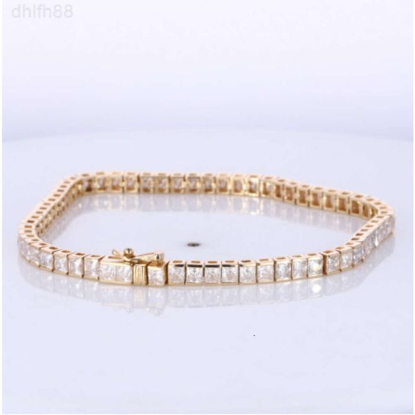 Starsgem Fine Jewelry 14k Gold 2.5mm 3mm Princess Synthetic Moissanite Tennis Bracelet Mossinate Diamond Chain Charm Bracelet
Starsgem Fine Jewelry 14k Gold 2.5mm 3mm Princess Synthetic Moissanite Tennis Bracelet Mossinate Diamond Chain Charm Bracelet