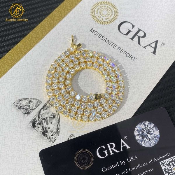 New Arrival High Quality Hip Hop Bling 925 Sterling Silver 5mm Flawless d Color Lab Diamond Moissanite Tennis Chain
New Arrival High Quality Hip Hop Bling 925 Sterling Silver 5mm Flawless d Color Lab Diamond Moissanite Tennis Chain