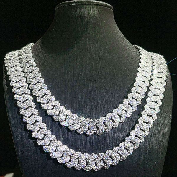 3 Rows 15Mm Vvs Moissanite Ice Out Mens Miami Cuban Link Chain Necklace Sterling Sier Gold Necklace Hip Hop Jewelry
3 Rows 15Mm Vvs Moissanite Ice Out Mens Miami Cuban Link Chain Necklace Sterling Sier Gold Necklace Hip Hop Jewelry
