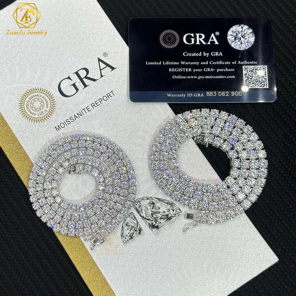 Wholesale Price Fine Jewelry Diamond Tennis Necklace 2mm 3mm 4mm 5mm 6.5mm 925 Sterling Silver Gra d Vvs Moissanite Tennis Chain
Wholesale Price Fine Jewelry Diamond Tennis Necklace 2mm 3mm 4mm 5mm 6.5mm 925 Sterling Silver Gra d Vvs Moissanite Tennis Chain