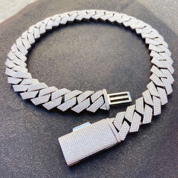 15Mm 18Mm 20Mm 4 Rows Vvs Moissanite Sier Jewelry Miami Cuban Chain Trend Necklace Gemstone Necklace
15Mm 18Mm 20Mm 4 Rows Vvs Moissanite Sier Jewelry Miami Cuban Chain Trend Necklace Gemstone Necklace