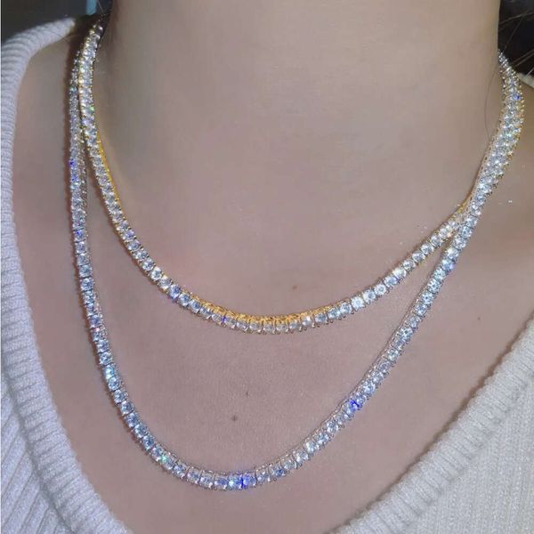 Wholesale Price Pass Diamond Test 5mm 925 Silver Moissanite Chain Women Men Necklace Moissanite Tennis Chain
Wholesale Price Pass Diamond Test 5mm 925 Silver Moissanite Chain Women Men Necklace Moissanite Tennis Chain