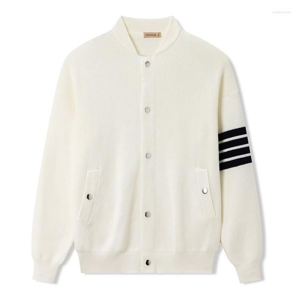 Mens Sweaters Autumn And Winter Classic Four Stripes Couple Stripe Long Sleeves Cardigan Men Clothing Sweater Fashion Trend Coat, Navy blue
Mens Sweaters Autumn And Winter Classic Four Stripes Couple Stripe Long Sleeves Cardigan Men Clothing Sweater Fashion Trend Coat, Navy blue